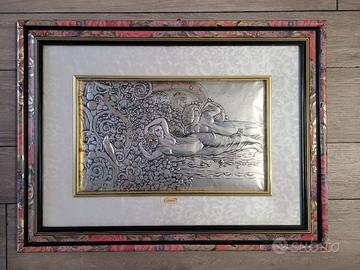 quadro in lamina d'argento 