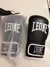 Guantoni Leone Boxe Neri 12 Oz Nuovi