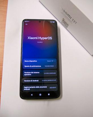 XIAOMI 13T 5G 256GB RAM8GB FOTO LEICA Nero Lucido