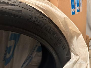 Coppia gomme continental 91w 225/45 r18w