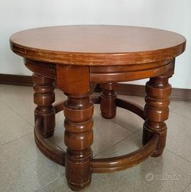 Tavolino legno tondo