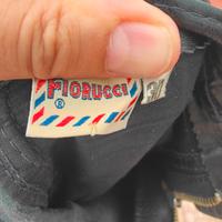 Pantaloni Jeans in pelle "Fiorucci"