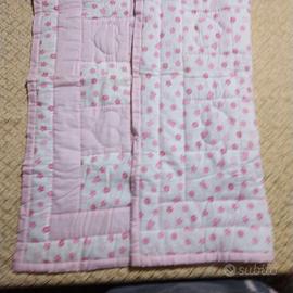 copertina/trapuntina  con lavoro a mano patchwork 