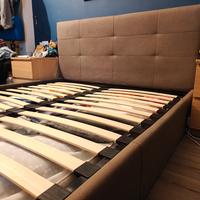 Letto Matrimoniale con Contenitore + Materasso