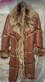 Cappotto lungo donna di montone con pelo