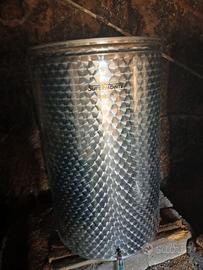 2 botti in acciaio inox