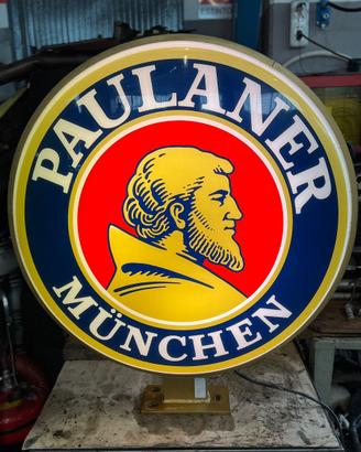 Cartellone Illuminato Birra Paulaner Munchen