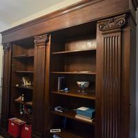 libreria in legno 3 porte e ripiani
