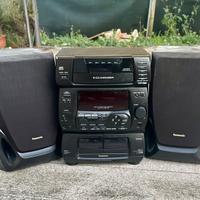 Stereo Panasonic con casse – 5 CD Changer