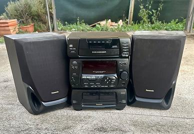 Stereo Panasonic con casse – 5 CD Changer