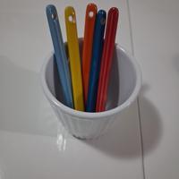 Zuccheriera e cucchiaini di design in ceramica