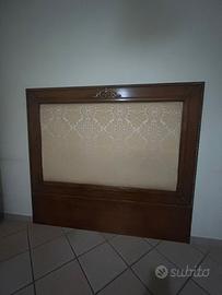 Testata letto in legno massello