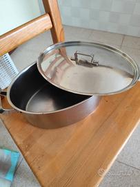 Pentola ovale acciao inox