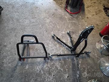 cavaletto centrale e posteriore ducati multistrada