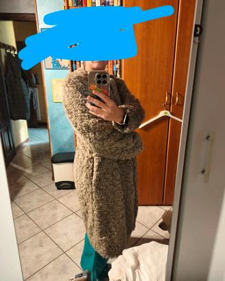 Cappotto in pelliccia sintetica 