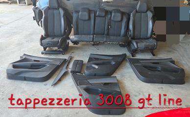 tappezzeria Peugeot 3008 gt line 2017