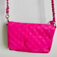 Borsetta pochette rosa a tracolla Nuna Lie 
