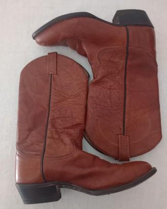 Stivali da cow boy uomo Tony Lama - Pelle Marrone