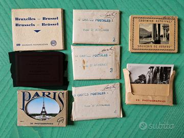 Lotto 7 bustine vere fotografie d’epoca 