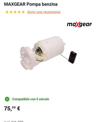 pompa benzina serbatoio polo 1.2 