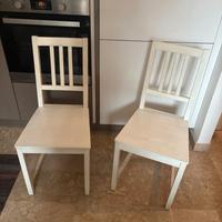 Sedie Ikea bianche