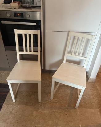 Sedie Ikea bianche