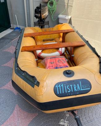 Gommone Mistral MT.3 con motore cv7,5 Mercury