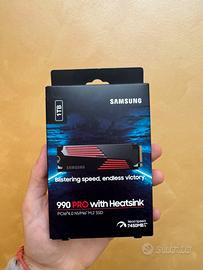 Samsung 990 Pro SSD 1 TB con Dissipatore di Calore