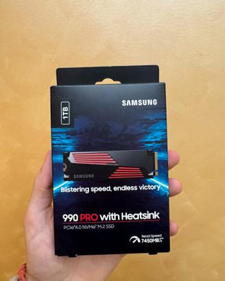 Samsung 990 Pro SSD 1 TB con Dissipatore di Calore