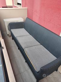 Divano 3 posti da Esterno 