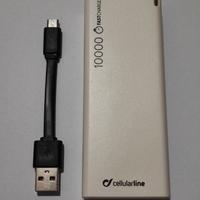Cellularline Free Power Slim 10000 powerbank usato