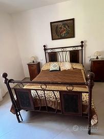 Letto in ferro antico