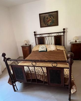 Letto in ferro antico