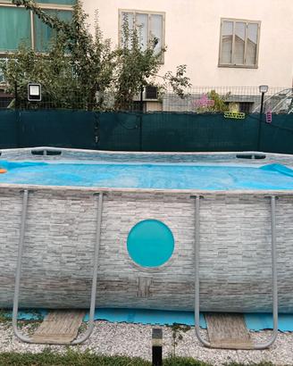 Piscina fuori terra bestway ovale steel swim