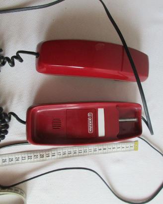 telefon fisso rosso Goldatex anno '70-'80
