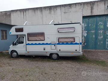 camper mansardato 7 posti 