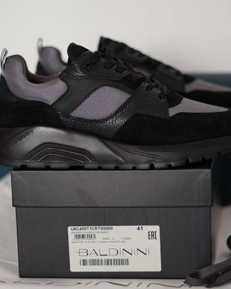 Scarpe Baldinini in pelle scamosciata nera