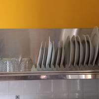 piattaia a muro inox 