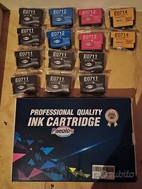 Cartucce stampante Epson compatibili E0711-E0714