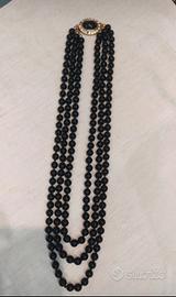 Collana vintage a 3 fili 