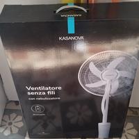 ventilatore con nebulizzatore senza fili di kassan
