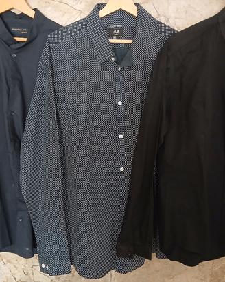 Lotto composto da tre camicie da uomo taglia XL