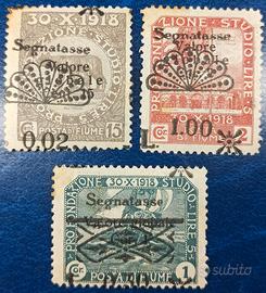 FIUME 1921 Pro fondazione studio, (secondo tipo)