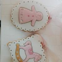 bomboniera nascita in porcellana bimba