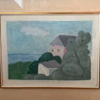 Quadro-Cervo, casa sul mare, 1964