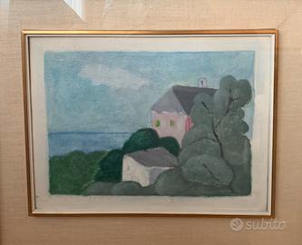 Quadro-Cervo, casa sul mare, 1964