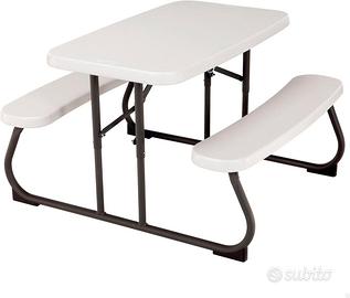 Tavolo per Bambini Pieghevole con panche - Picnic