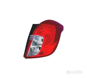 FANALE DESTRO PER OPEL MOKKA 12-16 BIANCO ROSSO