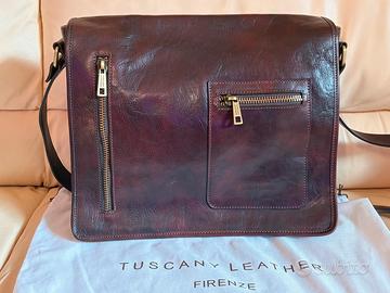 TL Messenger borsa a tracolla in pelle 2 scomparti