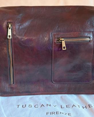 TL Messenger borsa a tracolla in pelle 2 scomparti
